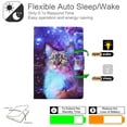 thumbnail image 3 of Allytech Case for All-New Kindle Fire HD 8 inch 10th Generation 2020 Release, PU Leather Stand Flip Cover with Card Slots Auto Sleep Wake for Fire HD 8 Plus 2020/Fire HD 8 2020, Galaxy Cat, 3 of 6