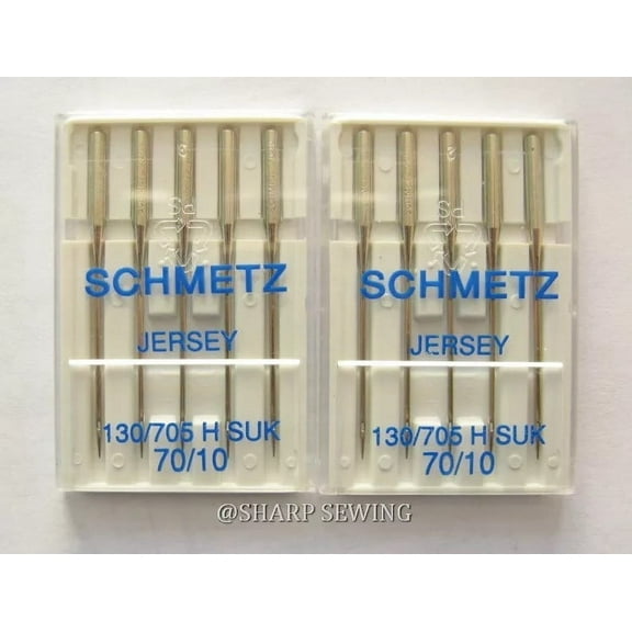 Teamwork 10 SCHMETZ JERSEY / BALL POINT SIZE# 10 130/705H SUK HOME SEWING MACHINE NEEDLE