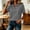 Black, variant on Women’s Fashion Casual Plaid Print Patchwork Sleeve Polo Neck Short Top for Daily Wear Work, L