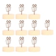 thumbnail image 1 of Soporte para números de mesa, 10 unidades, soporte para números de mesa, soporte para tarjetas, clip para fotos, artesanía excepcional, 1 of 9
