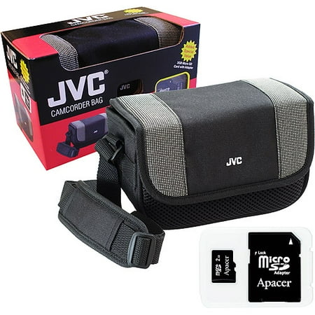 Jvc Camcorder Bag With 2gb Micro Sd Card And Adapter Jvc Camcorder Bag With 2gb Micro Sd Card And Adapter