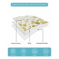 thumbnail image 5 of Quilts Twin Size Bedding Set, Ombre Yellow Polka Dot Lightweight Quilted Comforter, Abstract Watercolor Geometric Soft Reversible Bedspread Coverlet with Pillow Covers for All Season, 68" x 86", 5 of 7