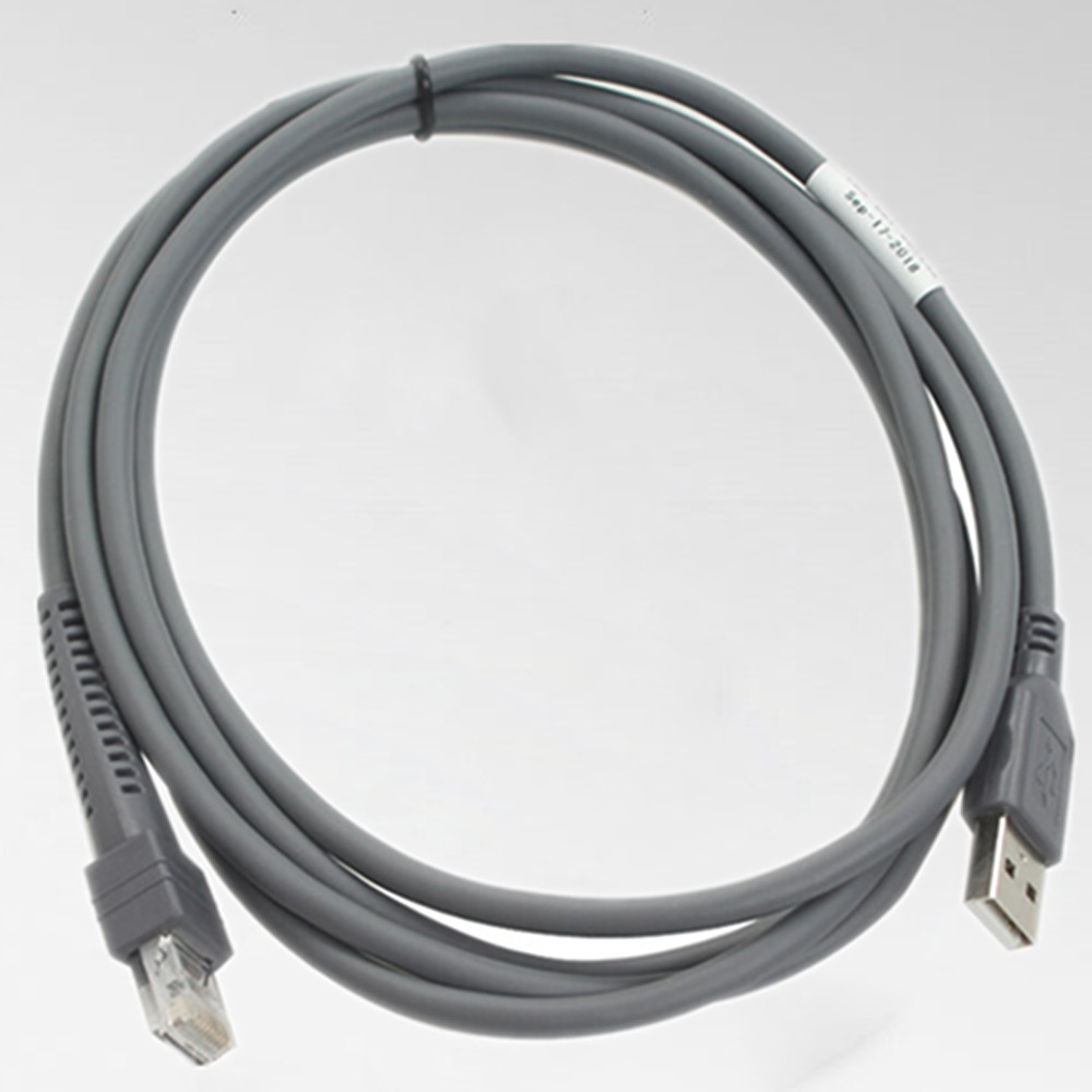 Powork 6-ft USB Barcode Scanner Cables - Lot Of 100, Model CBA-U01-S07ZAR