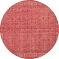 thumbnail image 1 of Ahgly Company Indoor Round Persian Brown Bohemian Area Rugs, 6' Round, 1 of 4