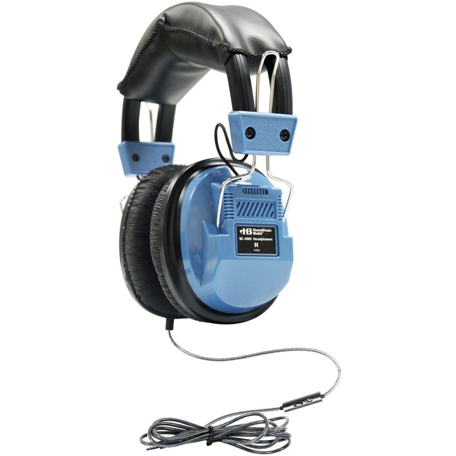 Deluxe Headset With InLine Mic And On Ear Nob Volume Control Walmart
