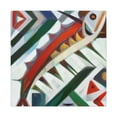 thumbnail image 4 of Pike Fish Impressionism - Canvas, 4 of 25