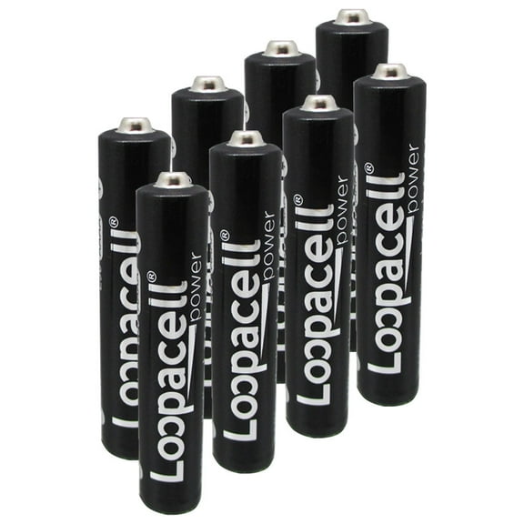 Loopacell AAAA 1.5V Alkaline Batteries 8pcs