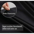 thumbnail image 4 of Funda de cabecera elástica a prueba de polvo para cama de 170-190 cm Negro-Becomerich, 4 of 5