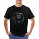 thumbnail image 2 of Lion T-shirt Lion Unisex T-shirt Unisex tees Casual Cotton Colorful Printing, 2 of 5