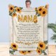 thumbnail image 2 of LHSHID Nana Gifts Nana Blankets Mothers Day Birthday Gifts for Nana Grandma Grandmother from Granddaughter Grandson GrandChildren Presents Nana Blanket Throw 30"x40", 2 of 7