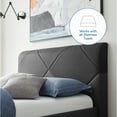 thumbnail image 3 of Modern Sleep Linville Upholstered Bed, King, Grey, 3 of 11