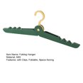thumbnail image 3 of CSChome Plastic Clothes Hanger Foldable Children's Clothes Hanger: Travel Space Saving, Multi-Functional, Creative Rack, 3 of 7