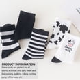 thumbnail image 4 of KAKOWELY 5 Pares De Calcetines De Mujer Calceta Media Perfectos Para Actividades Diarias, 4 of 8