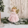 thumbnail image 3 of Falda hueca con aro de cabeza de encaje para niña, linda niña de cuento de hadas, corazón, ángel, regalo de cumpleaños, decoración, muñeca, 3 of 6