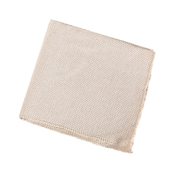 Yingyy Cotton Punch Needle Fabric DIY Embroidery Knitting Crafts Needlework Fabric:Soft and comfortable Monk Cloth 34cmx34cm