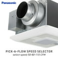 thumbnail image 4 of Panasonic FV-0511VQCL1 WhisperSense Ventilation Fan/Light, Motion/Humidity Sensors, Speed Selector, 4 of 7