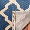 thumbnail image 3 of Safavieh Courtyard Navy Indoor Outdoor Rug - Square 7'10", 3 of 5