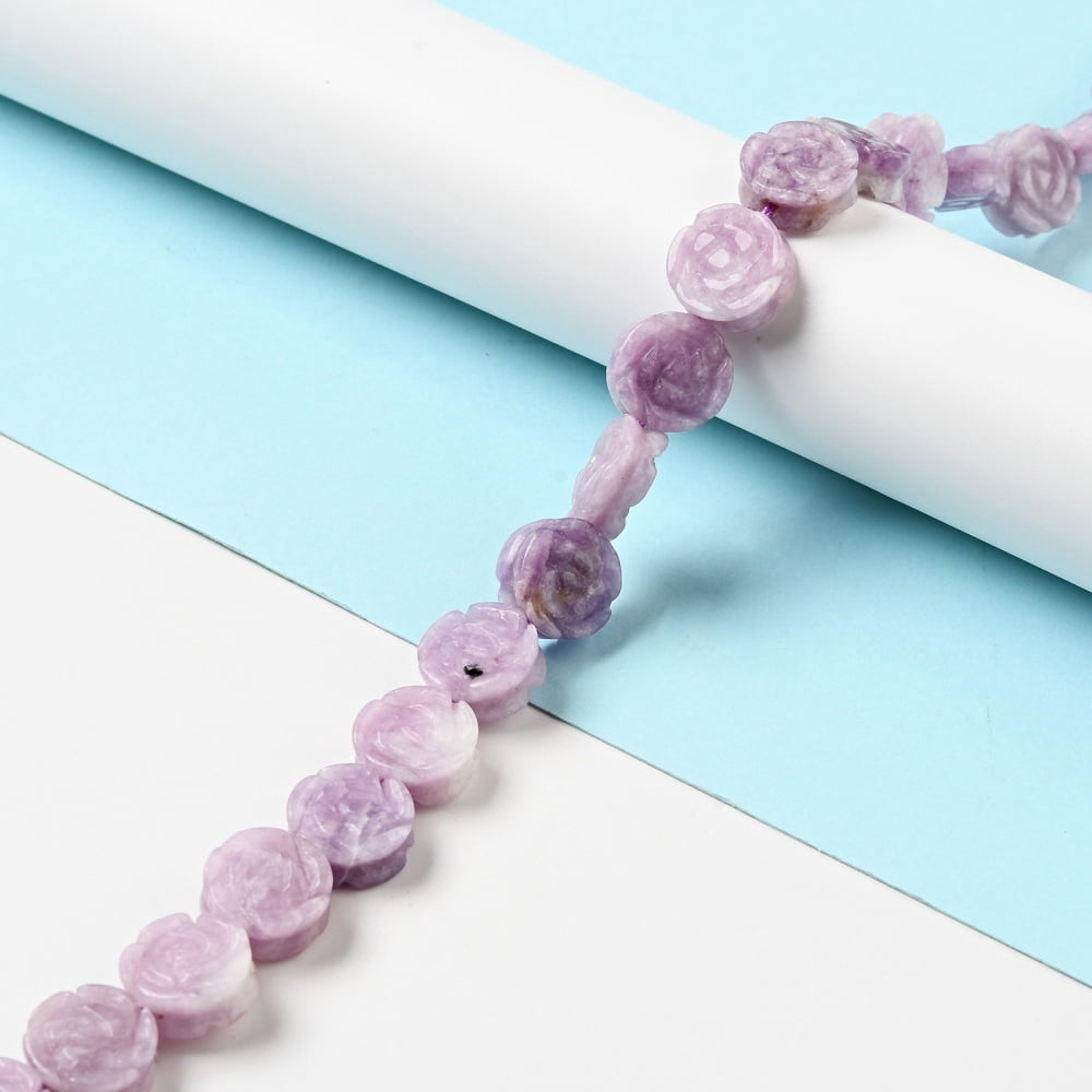 Natural Phosphosiderite Beads Strands Rose 14x7.5~8mm Hole: 1.2mm about 28~29pcs/strand 15.16''(38.5~41.5cm) Phosphosiderite