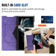 thumbnail image 6 of SaniMore for Samsung Galaxy S22 Ultra (6.8" 2022) Wallet Case, Folio Book Magnetic Shell with Wireless Charging, Kickstand, Card Slot, Full Body Protective Shockproof Anti-drop Magnetic Cover, Purple, 6 of 7