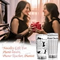 thumbnail image 2 of 20oz Piano Tumbler, Music Tumbler, Gifts for Music Teachers, Piano Teacher Appreciation Gifts, Piano Gifts for Women Girls Friends Mom Daughter Sisters Girlfriend - Birthday Christmas Thank You, 2 of 6