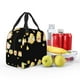 thumbnail image 5 of Easygdp Bee Happy Sunflower Gnomes Bolsa Térmica Premium - Tela Oxford Impermeable, Gran Capacidad, Bolsillo Frontal, Unisex para Trabajo, Escuela, Actividades al Aire Libre y Picnics, 5 of 8
