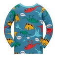thumbnail image 2 of REDARER Kids' Dinosaur Pajama Set - Long Sleeve Comfort Sleepwear for Home and Casual Wear,Size:7-8 Years, 2 of 7