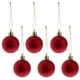 thumbnail image 3 of Paquete de 24 adornos navideños irrompibles para árbol de Navidad rojo, 3 of 8