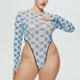 thumbnail image 3 of Gibobby Traje de baño sexy de una pieza Traje de baño de playa al libre para mujer de verano Traje de baño de playa para mujer Traje de baño de diseño in(Azul,G), 3 of 5