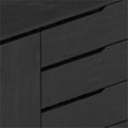 thumbnail image 6 of Alpine Furniture Cove Wood 60" Server With Doors and Drawers in Vintage Black, 6 of 7