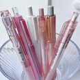 thumbnail image 1 of LNGOOR 6pcs Click Ballpoint Pens  0.5mm  Simple Design  High Beauty Value  With Quick Drying Ink For Students To Solve Exercises And Signatures, 1 of 7