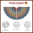 thumbnail image 3 of Sikiie Round Mandala Nativity Christmas Tree Skirt, Jesus Christian Winter Holiday Tree Mat Decoration(30-48IN), 3 of 6