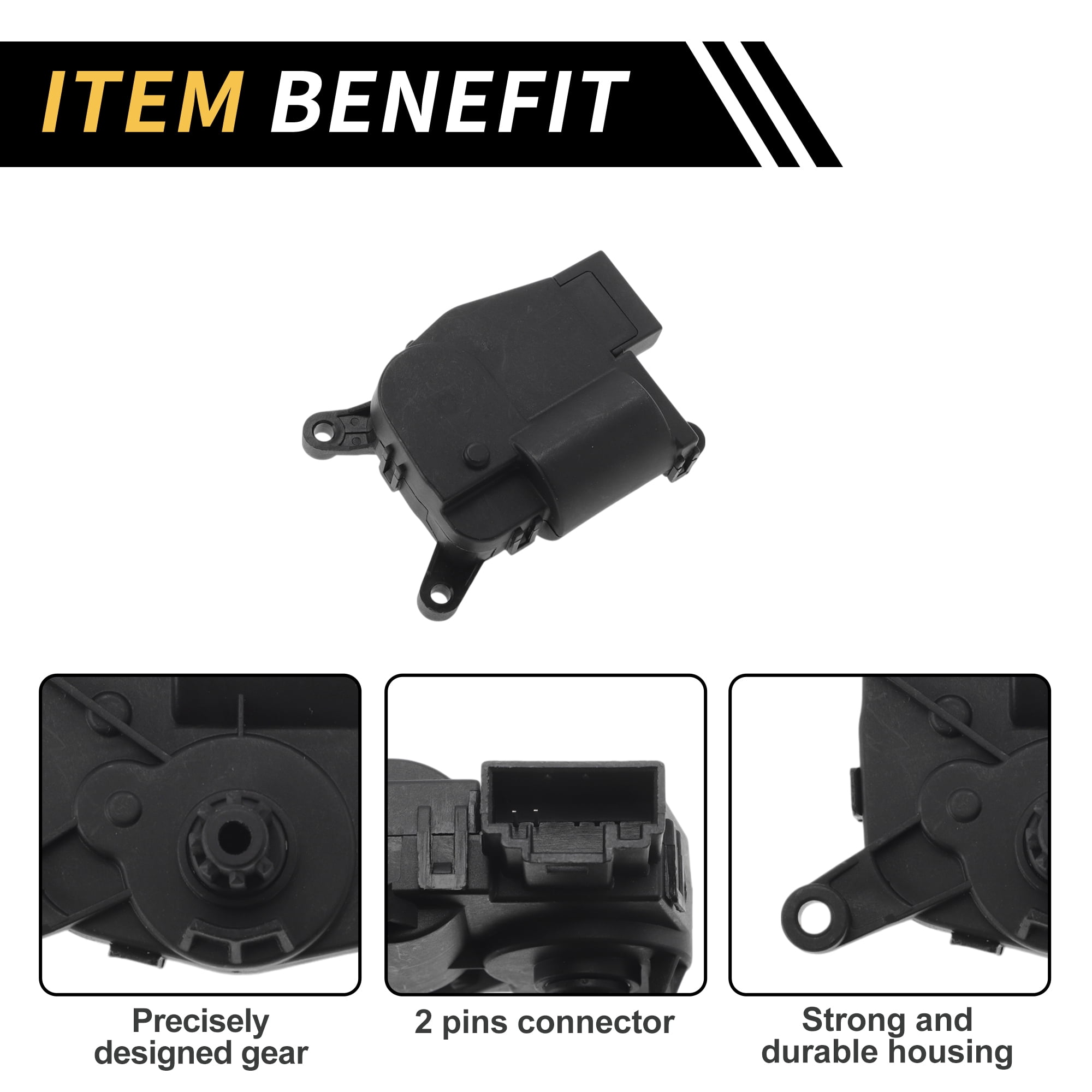 Unique Bargains HVAC Heater Blend Door Actuator Replacement for Ford Focus 2012-2017