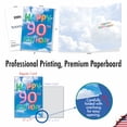 thumbnail image 3 of 1 90th Birthday Card with Envelope - Milestone (Not 3D or Layered) C5651GMBG, 3 of 6