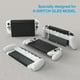 thumbnail image 2 of Mango del controlador Soporte de agarre manual Estuche de plástico Cubierta ergonómica con 6 ranuras para tarjetas de juego Reemplazo de carcasa para Nintendo Switch OLED Blanco Inevent EL005104-01B, 2 of 5