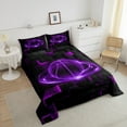 thumbnail image 4 of Purple Basketball Bedding Set,Ball Sport Comforter Sets King Size Teens Adults,Geometry Down Comforter Bedroom Decor,Sports Game Bed Set, 4 of 7