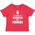 thumbnail image 3 of Inktastic Easily Distracted by Penguins Boys or Girls Baby T-Shirt, 3 of 5