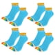 thumbnail image 1 of Calcetines de cinco dedos Unique Bargains 4 pares Unisex Antideslizantes Azul cielo, 1 of 1