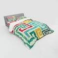 thumbnail image 2 of Ambesonne Indie Bedding Set 4 Pcs, Vintage Spiral Colorful, Queen, Multicolor, 2 of 2