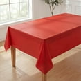 thumbnail image 3 of Plastic Table Cloth Disposable 6 Pack, 54 x 108 Inch, Red, for Party Picnic Wedding, 3 of 5