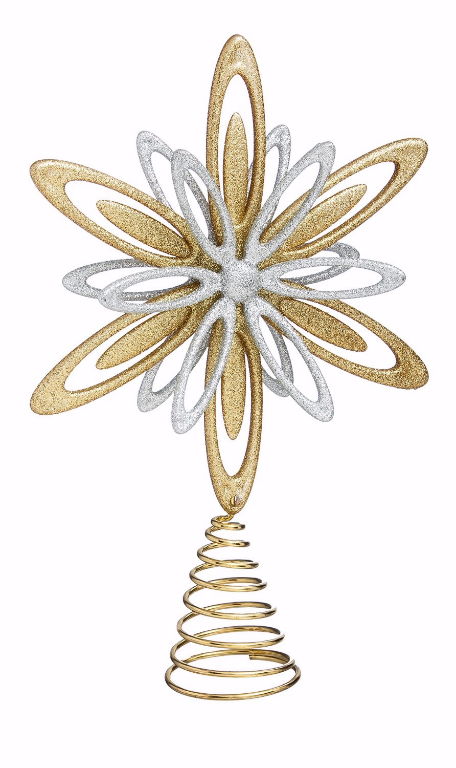 Tree TopperGold And Silver Star