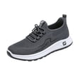 thumbnail image 3 of YOUYEDIAN Sneakers for Men Breathable Mesh Sport Fashion Comfortable Non Slip Sneakers Strap Design Casual Versatile Walking Shoes, 3 of 5