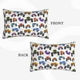 thumbnail image 2 of Honeii Cartoon Monster Trucks1 Decorative Throw Pillow Case - Elevate Your Couch, Sofa, or Bed with Stylish Home Decor, Perfect Gift Idea-16"x24", 2 of 6