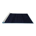 thumbnail image 2 of Ahgly Company Machine Washable Indoor Rectangle Abstract Blue Contemporary Area Rugs, 7' x 9', 2 of 4