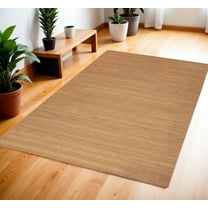 4' X 6' Copper Abstract Washable Area Rug