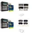 thumbnail image 1 of Positive Plus Front Rear Semi-Metallic Disc Brake Pads and Wear Sensors Kit for Car Land Rover Range Sport Without Brembo KPW-100050, 1 of 8