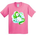 thumbnail image 3 of Inktastic St. Patrick's Day Unicorn with Four Leaf Clovers Youth T-Shirt, 3 of 5
