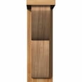 thumbnail image 2 of 6"W x 14"D x 18"H Crestline Rough Sawn Corbel w/Backplate, Western Red Cedar, 2 of 9