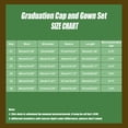 thumbnail image 2 of Primary School Graduation Cap and Gown Set for Kids Red Cap and Gown Set with Tassel Lapel Collar Graduation Ceremony Outfit, 2 of 7
