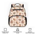 thumbnail image 6 of KUIFORTI Brown Capybara Toddler Backpack Girls Kids School Bag with Side Pockets Adjustable Straps Lightweight 13.5 Inch for Preschool Kindergarten Back to School Gifts, 6 of 7