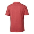 thumbnail image 3 of Men's Cutter & Buck  Heather Red Frisco RoughRiders  Clique Charge Active Polo, 3 of 3